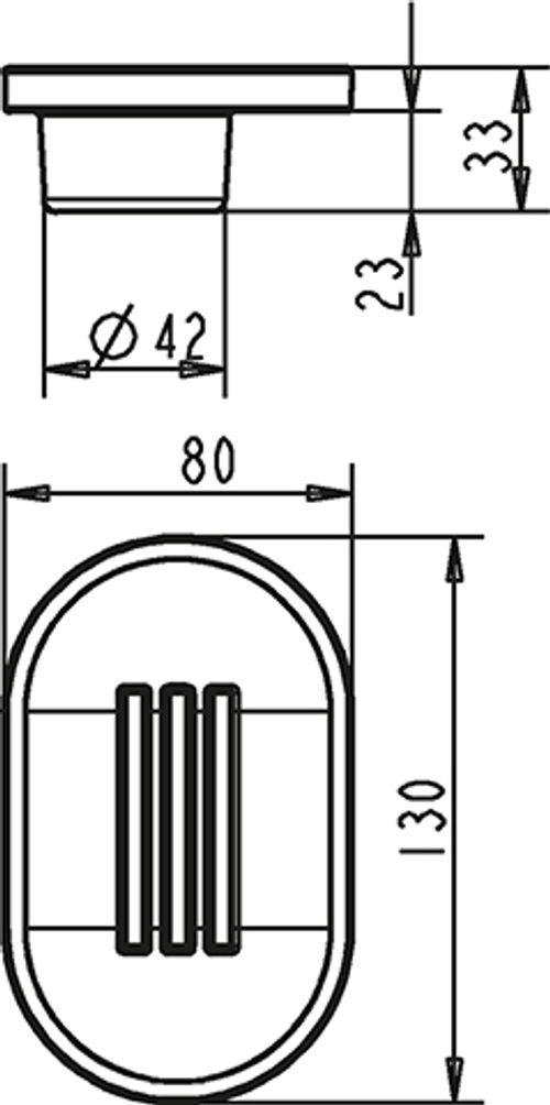 IS-JADO-Ersatzseifenschale-Glance-fuer-Seifenschale-Opalglas-H960032NU gallery number 1